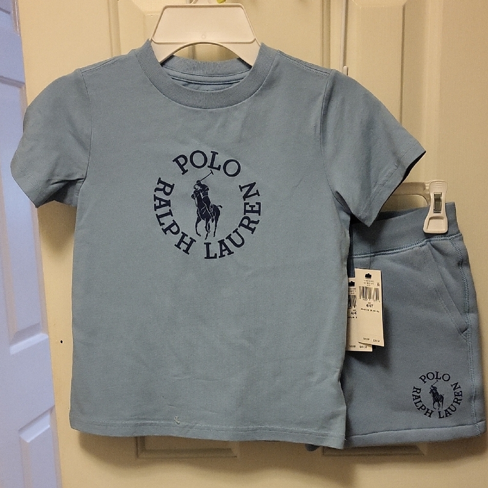 Polo by Ralph Lauren Blue Short Sleeve Tee Classic Logo